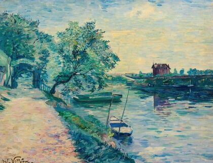 La Guinguette Au Bord De La Seine