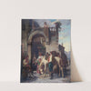 La halte des chevaux à l&#039;auberge by Auguste Dutuit