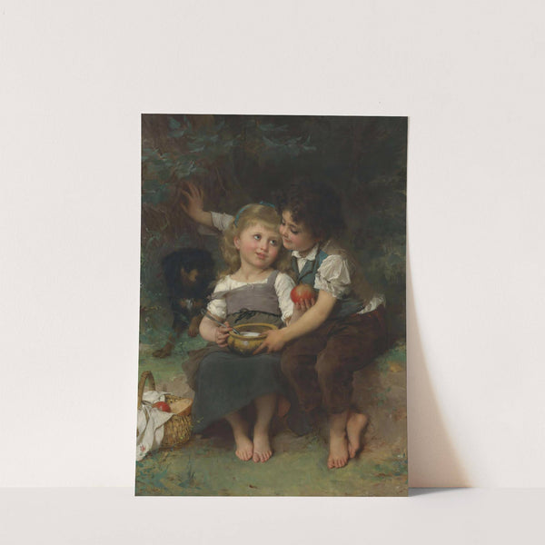 La Jatte De Lait (1881) by Émile Munier