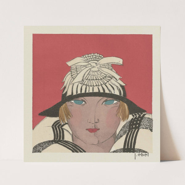 La jeune fille aux joues roses ; Chapeau, de Camille Roger (1921) by J. Ebel