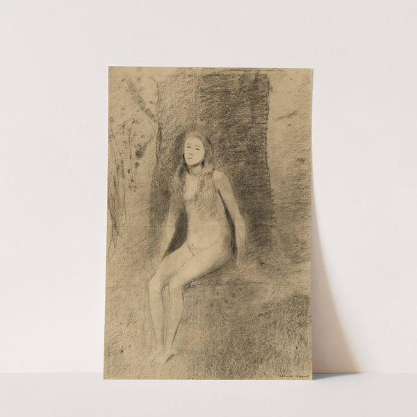 La jeune songeuse by Odilon Redon