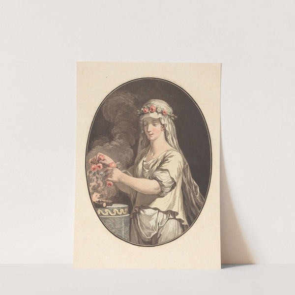 La jeune vestale by Jean François Janinet