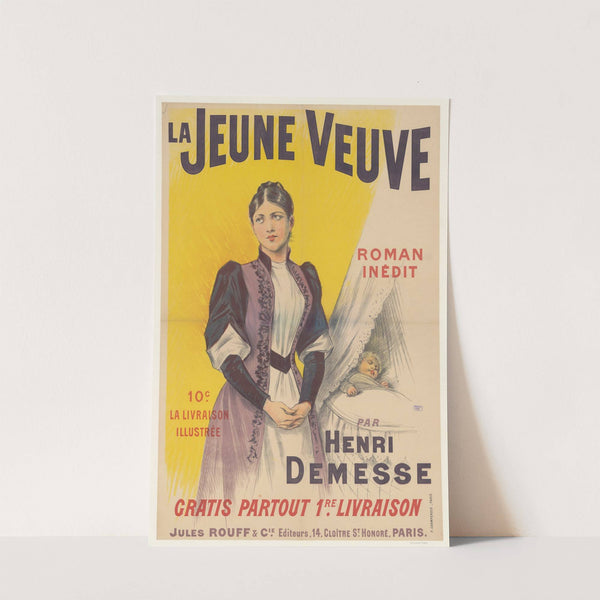 La jeune veuve. Roman inédit par Henri Demesse, 10c la livraison illustrée (1893) by Imp. F. Champenois
