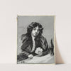La joueuse de cartes à la bouteille by Arthur-Joseph Gueniot