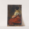 La jupe rouge (1845-1848) by Félix Ziem