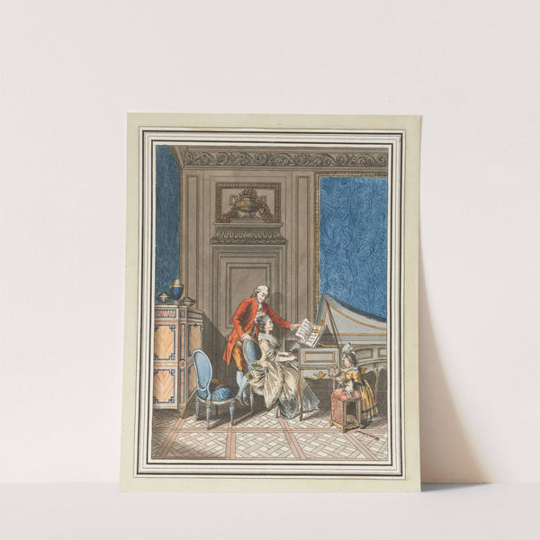 La leçon de clavecin (1773-1782) by Sigmund Freudenberger