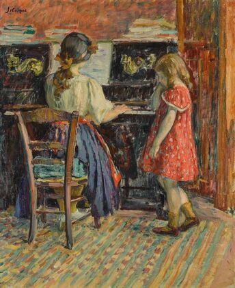 La leçon de piano (Marthe et Nono)
