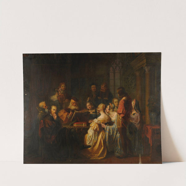 La Lecture de la Bible by Charles-Auguste Herbé