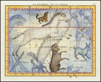 La Licorne, Le Grand Chien (Monoceros & Canis Major) (1776)