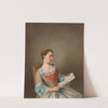 ‘La liseuse’ (Portrait of Susanna Lewis seated) by Jean-Etienne Liotard