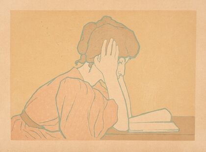 La liseuse (The reader) (1897)