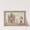 La maison appellée la laiterie, est faite de charpente de diverses couleurs, rendue inconbustible (1777-1825) by Jean Jacques Lequeu