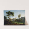 La maison de Beaumarchais et la Bastille by Jean-Baptiste François Genillion