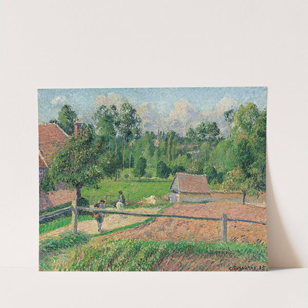 La Maison Delafolie À Eragny (1885) by Camille Pissarro