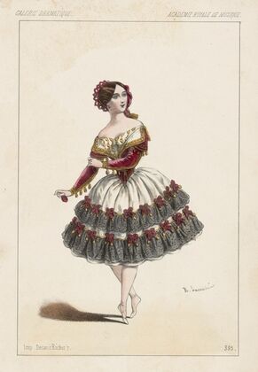 La manola, par Mlle Plumket, Académie royale de musique (1848)