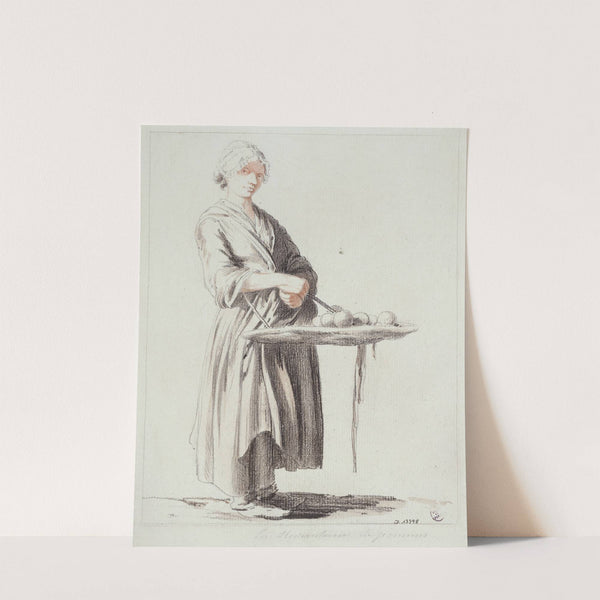 La marchande de pommes by Edmé Bouchardon