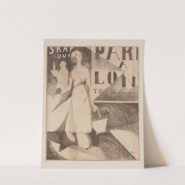 La marchande de violettes (1914) by Jean-Émile Laboureur