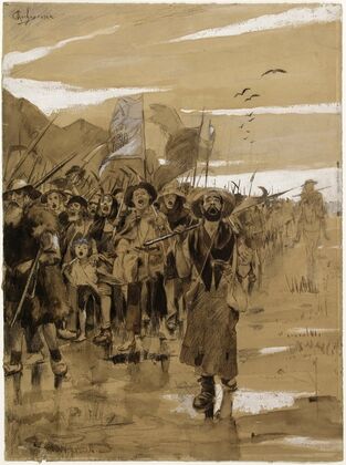 La marche des mineurs (1884)