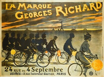 La Marque Georges Richard 24 Rue Du 4 Septembre Usines 13, Rue Theophile Gautier, Paris (1890-1900)