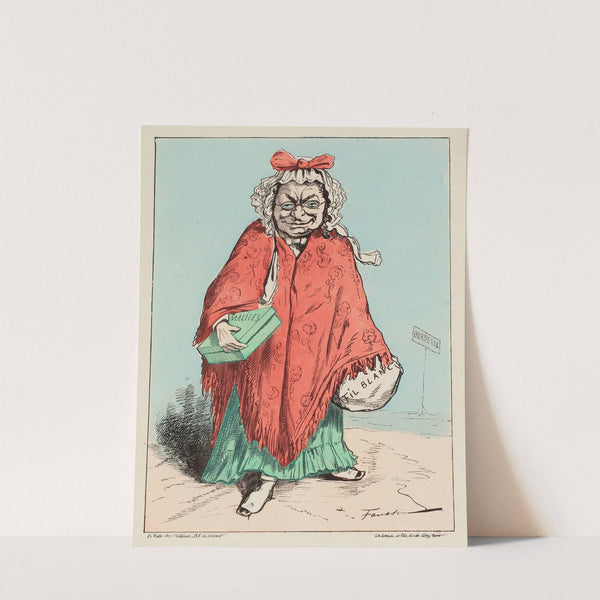 La mère Thiers par Faustin.Enfin ça y est c&#8217;te pauvre fille de République, j&#8217;y ai trouvé un bien brave homme.le c by Faustin Betbeder