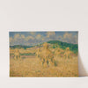 La moisson, environs de Louviers, Eure by Gustave Loiseau