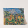 La Montagne Sainte-Victoire vue de la carrière Bibémus (circa 1897) by Paul Cézanne