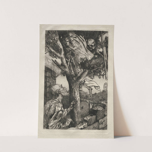 La mort dans le piorier (c. 1869–74) by Alphonse Legros