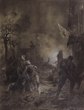 La mort du capitaine Franchetti en 1870