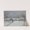 La Neige à Mortain (Manche) by Gustave Loiseau
