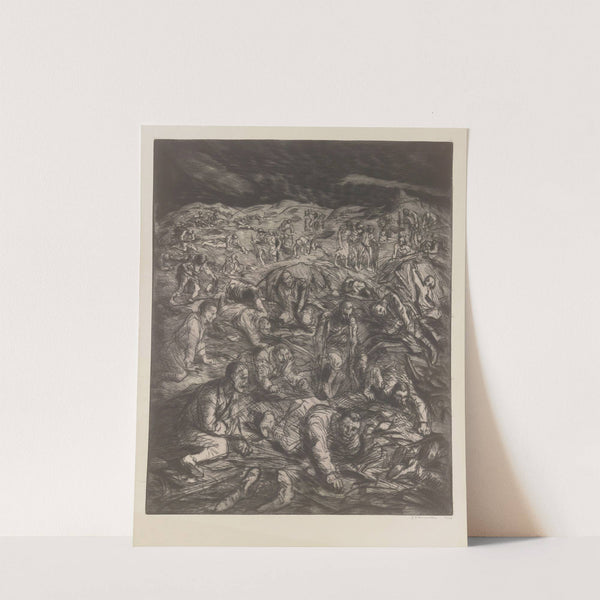 La nuit (1917) by Théophile Alexandre Steinlen