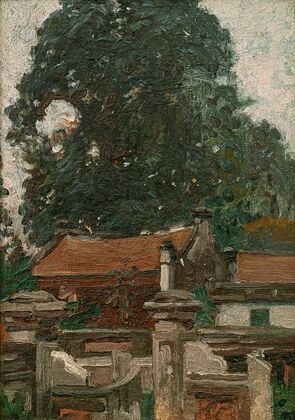 La Pagode des Corbeaux à Hanoi (The Crows Pagoda in Hanoi) (1920)