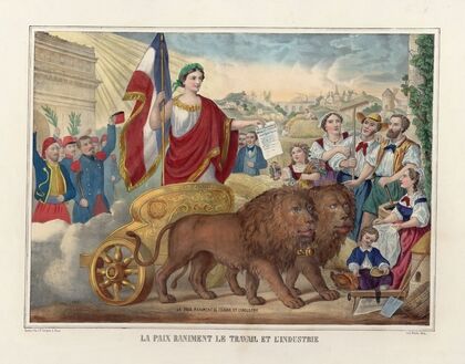 La Paix raniment le Travail et l’Industrie (1856)