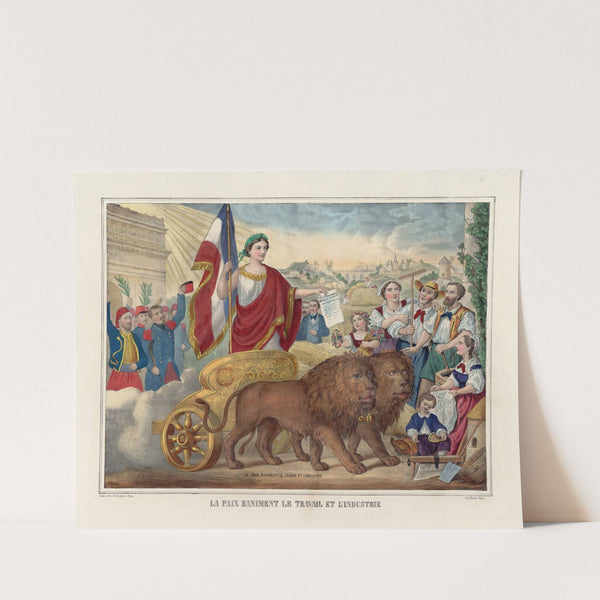 La Paix raniment le Travail et l&#8217;Industrie (1856) by Anomymous