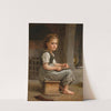 La petite écolière (The Little Schoolgirl) (1879) by William Bouguereau