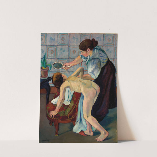 La petite fille au miroir (1909) by Suzanne Valadon