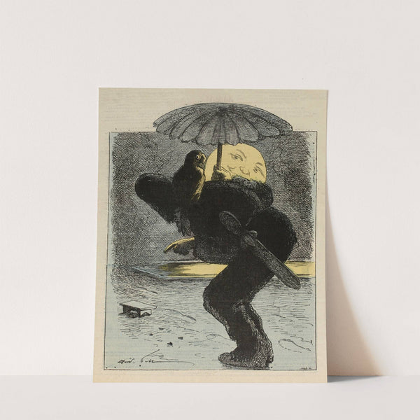 La piste (1874) by André Gill