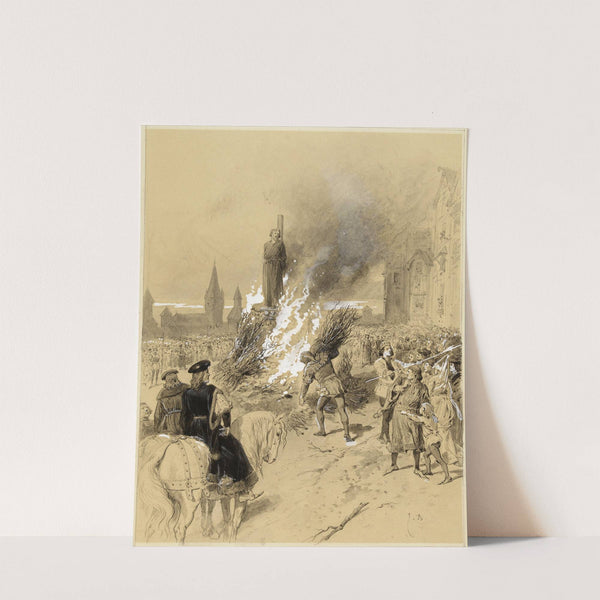 La Pitié suprême, Jean Huss (1885) by Émile-Antoine Bayard