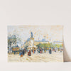 La Place De La République by Eugène Galien-Laloue