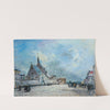 La Place De L&#039;église by Johan Barthold Jongkind