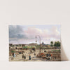 La place Louis XVI (place de la Concorde) en 1829 by Giuseppe Canella