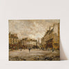 La Place Maubert by Emmanuel Lansyer