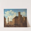 La place Vendôme et la rue de Castiglione, avec les ruines de l&#039;église des Feuillants by Etienne Bouhot