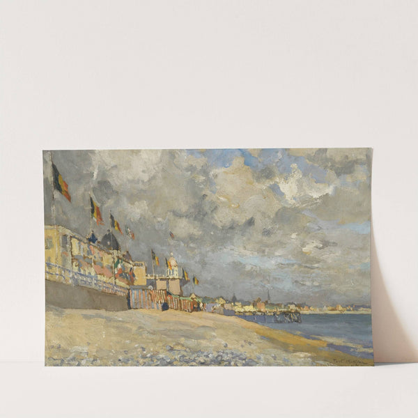 La Plage À Sainte-Adresse by Paul Mathieu
