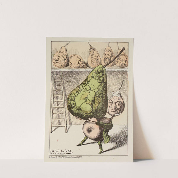 La poire. – M. Thiers by Zut (Alfred Le Petit)