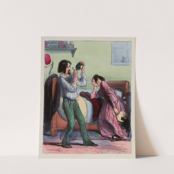 La première cure (1839-1841) by Paul Gavarni