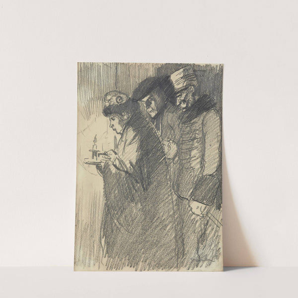 La République éclairant l&#039;Eglise et l&#039;armée by Théophile Alexandre Steinlen