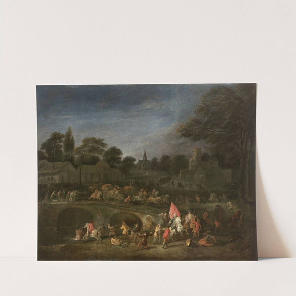 La revanche des paysans by Jean-Antoine Watteau