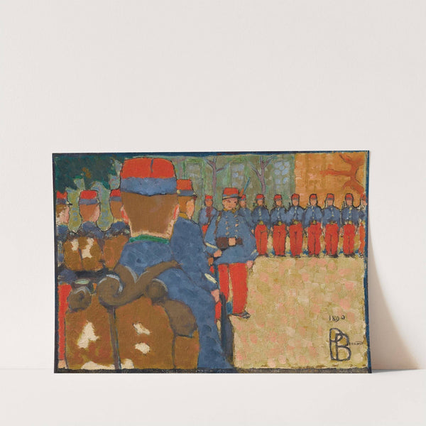 La Revue ou L’Exercice (1890) by Pierre Bonnard