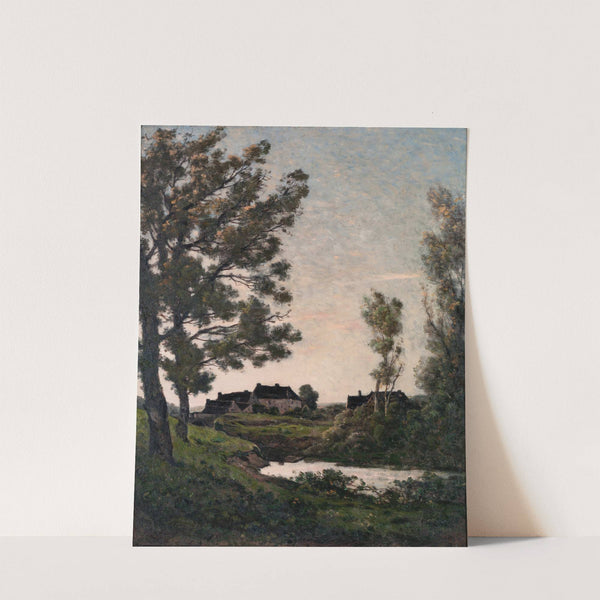 La Rigole à St. Privé, Yonne (Rivulet at St. Privé, Yonne) (1902) by Henri-Joseph Harpignies