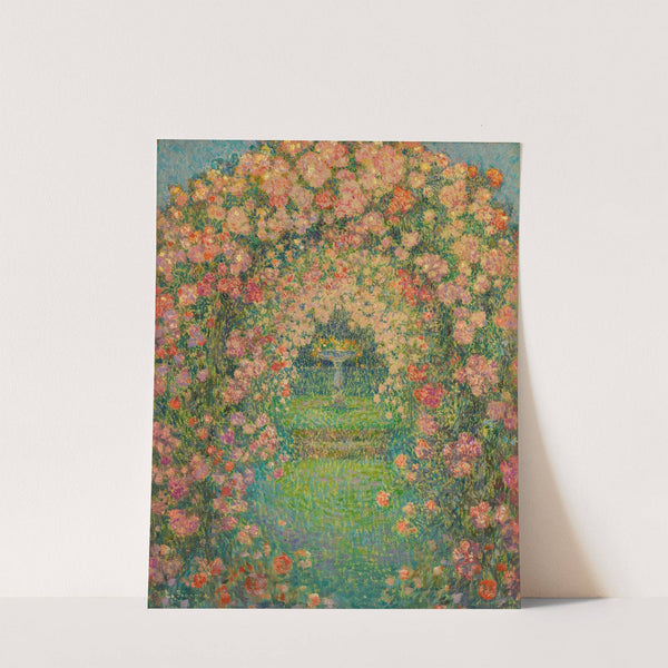 La Roseraie, Gerberoy (1926) by Henri Le Sidaner